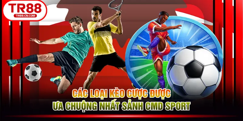 Các loại kèo cược được ưa chuộng nhất sảnh CMD sport