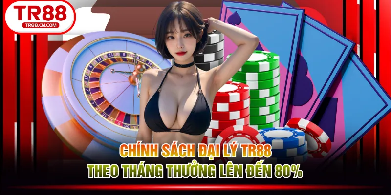 Chính sách đại lý TR88 theo tháng thưởng lên đến 80% Chính sách đại lý TR88 theo tháng thưởng lên đến 80%