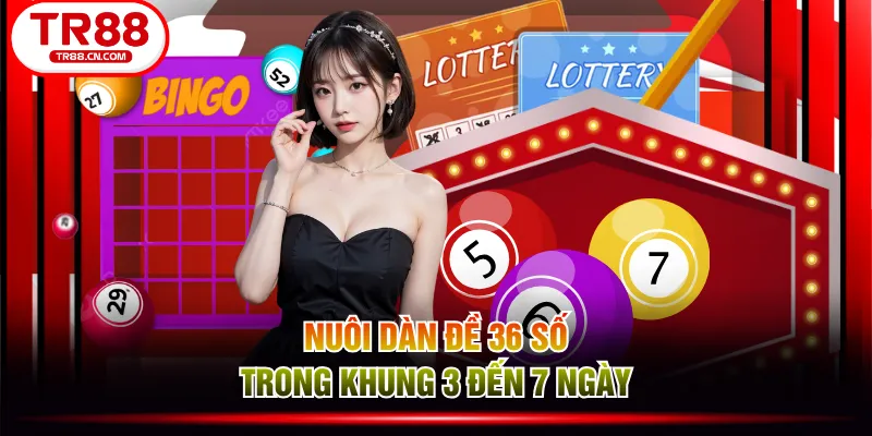Nuôi dàn đề 36 số trong khung 3 đến 7 ngày Nuôi dàn đề 36 số trong khung 3 đến 7 ngày